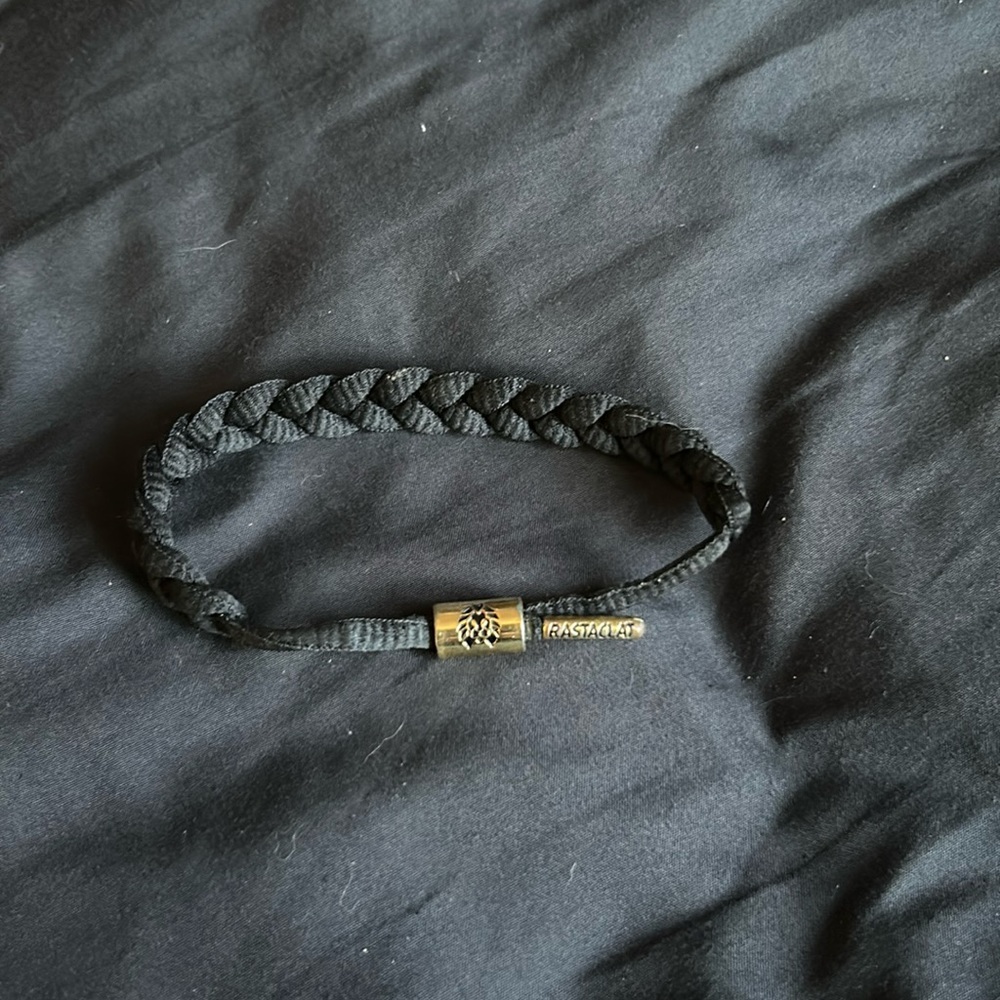 RASTACLAT Solid Braided Bracelet - Onyx II